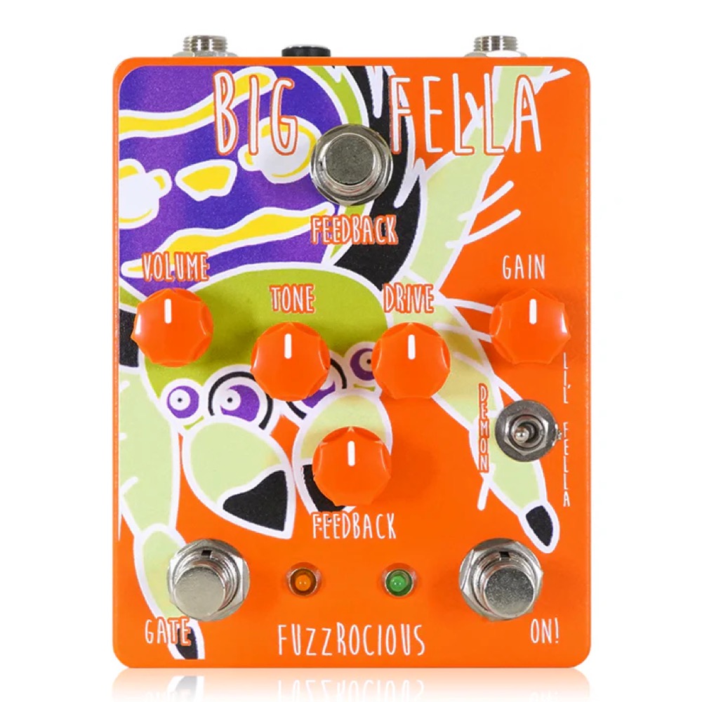 Fuzzrocious Pedals ファズロシャスペダルズ BIG FELLA オーバードライブ ディストーション ファズ ギターエフェクター