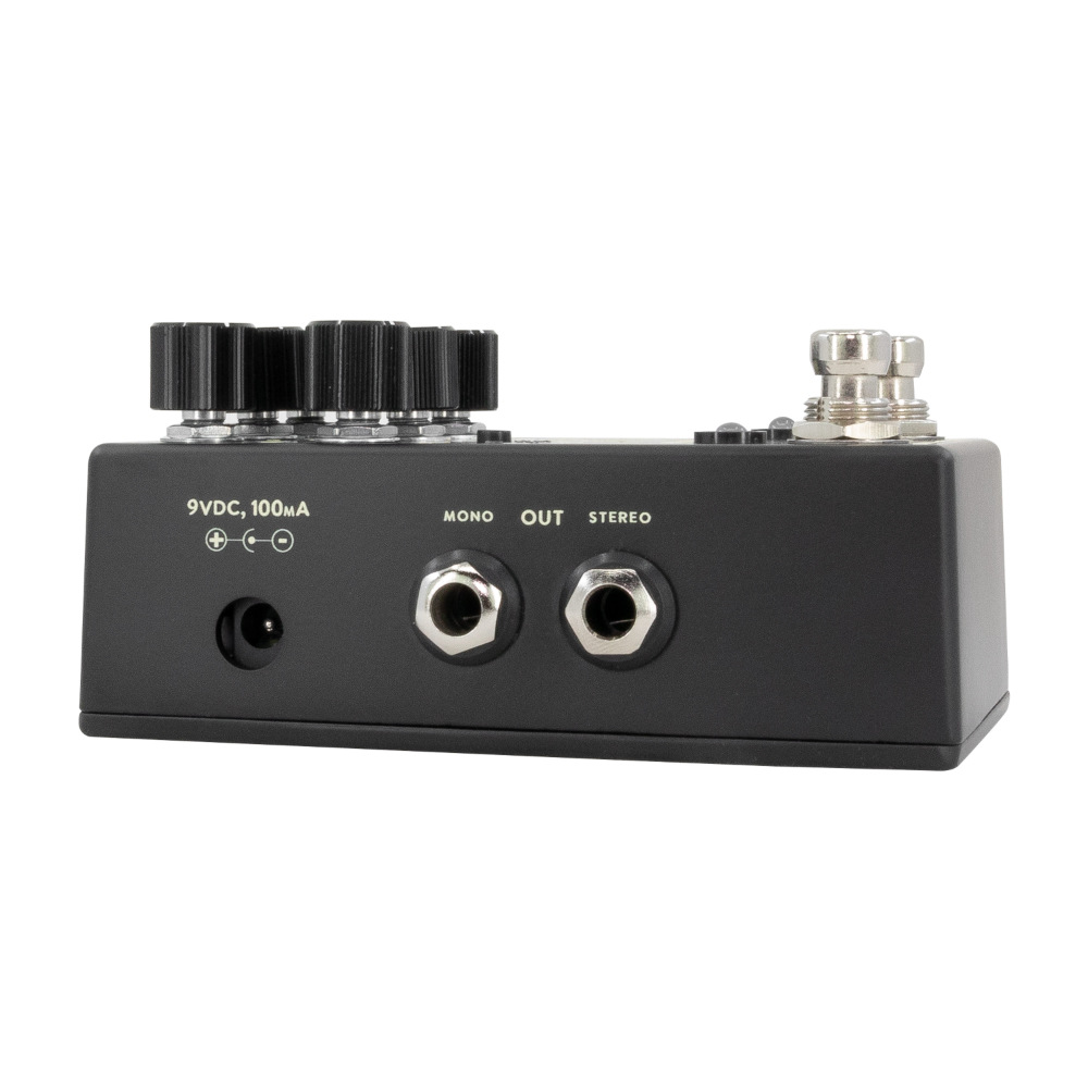 WALRUS AUDIO ウォルラスオーディオ WAL-MONUME #BK Monumental Harmonic Stereo Tremolo BLACK トレモロ ギターエフェクター ブラック 左サイド画像