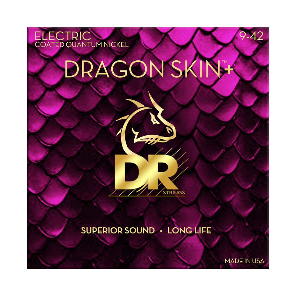 DR DRAGON SKIN+ DEQ-9 9-42 コーティング弦 エレキギター弦