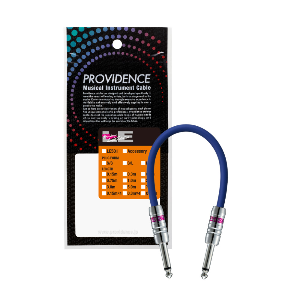 Providence プロビデンス LE501 0.75m SS BL EF パッチケーブル ブルー