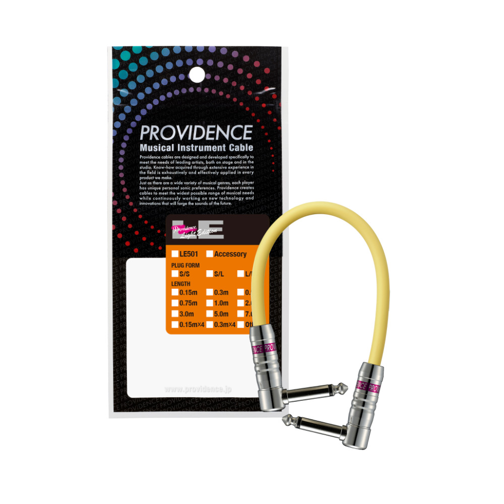 Providence プロビデンス LE501 0.3m LL YL EF パッチケーブル イエロー