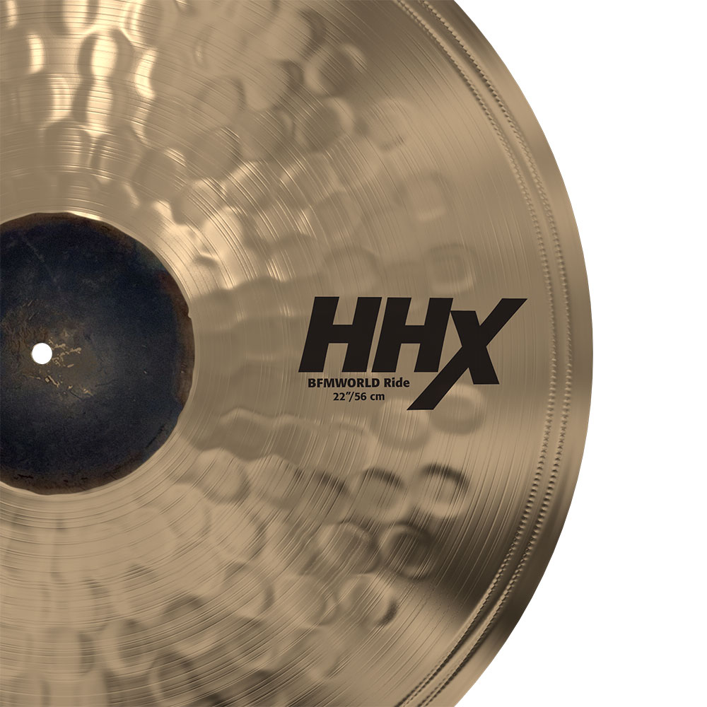 SABIAN セイビアン HHX-22BFR HHX 22インチ BFM World Ride ライドシンバル ロゴ