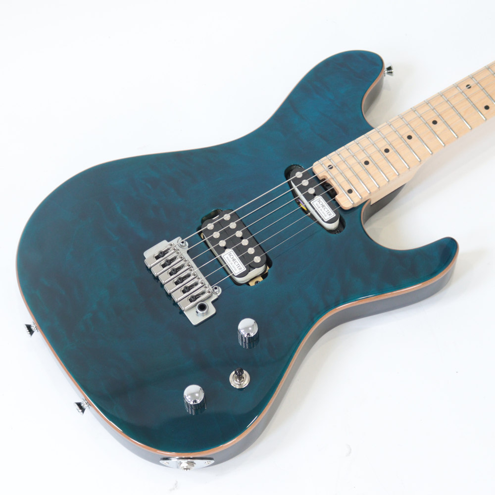 SCHECTER シェクター MZ-1 BLU/M エレキギター ボディトップ画像