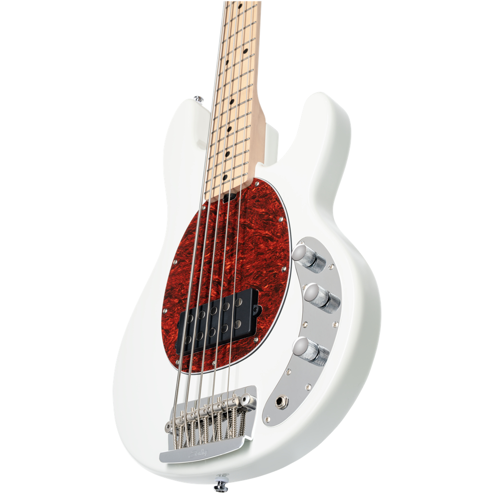 5弦エレキベース Sterling By Musicman RAY25CA-OWH-M1 オリンピックホワイト ボディトップ画像