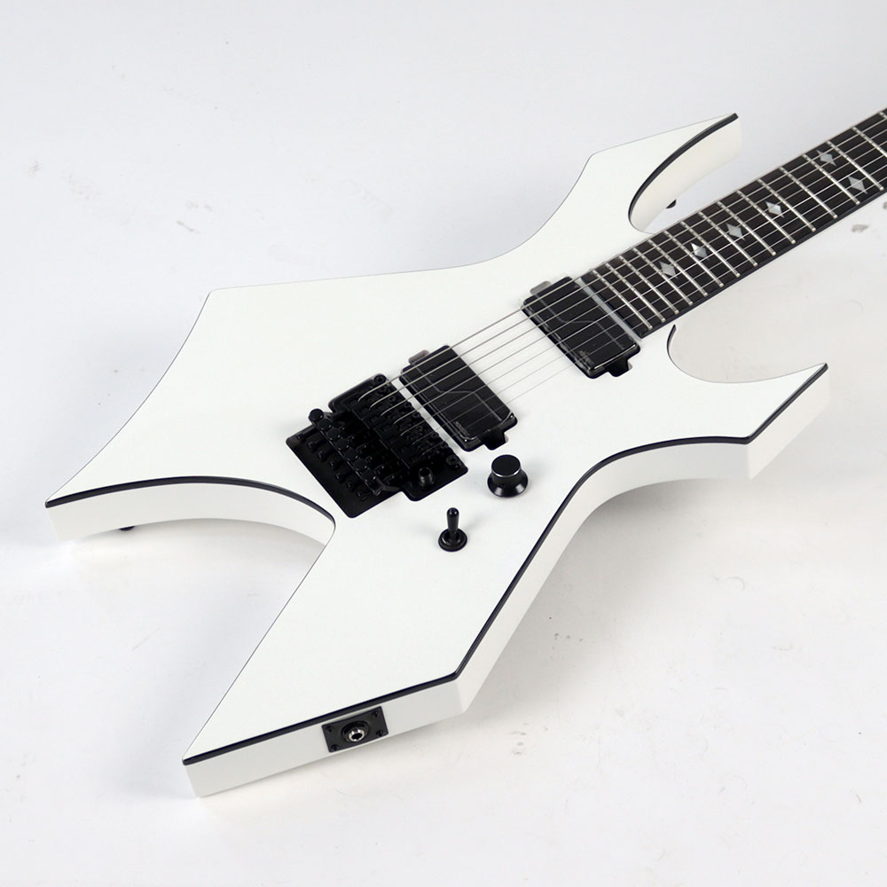 B.C.Rich WARLOCK LEGACY 7 with Floyd Rose Gloss White（White Pearl） 7弦エレキギター アウトレット ボディトップ