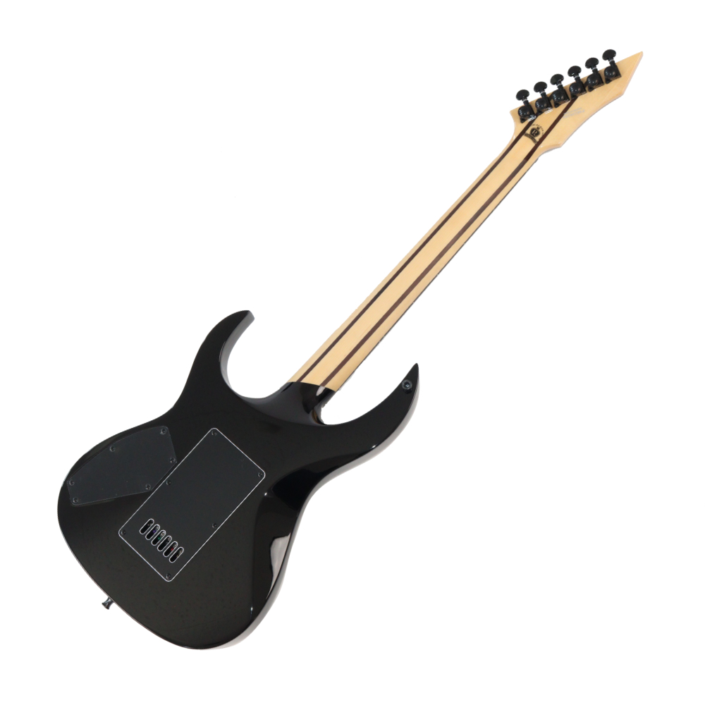 【訳あり】 アウトレット B.C.Rich SHREDZILLA PROPHECY ARCHTOP WITH EVERTUNE Gloss Black エレキギター ボディバック画像 