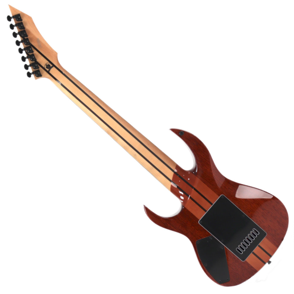 【訳あり】アウトレット B.C.Rich SHREDZILLA 8 PROPHECY ARCHTOP WITH EVERTUNE English Walnut 8弦エレキギター ボディバック