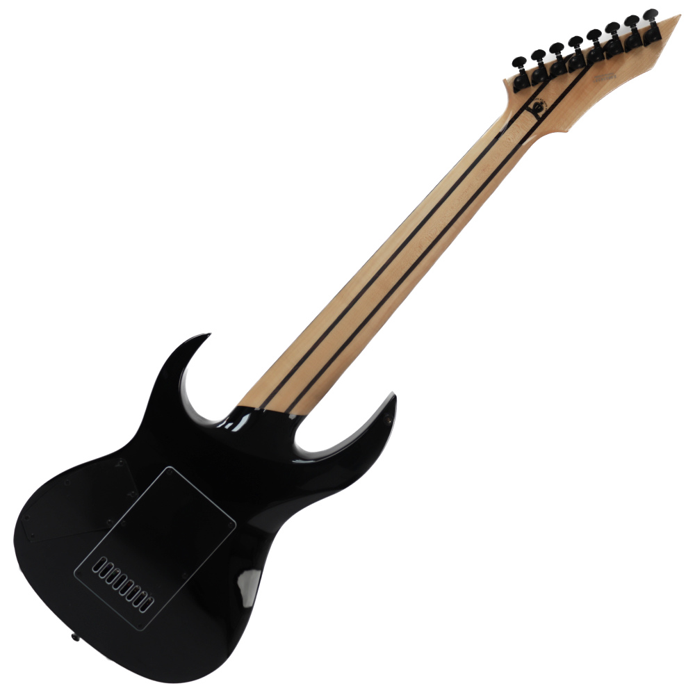【訳あり】B.C.Rich SHREDZILLA 8 PROPHECY ARCHTOP WITH EVERTUNE Gloss Black 8弦エレキギター アウトレット ボディバック画像