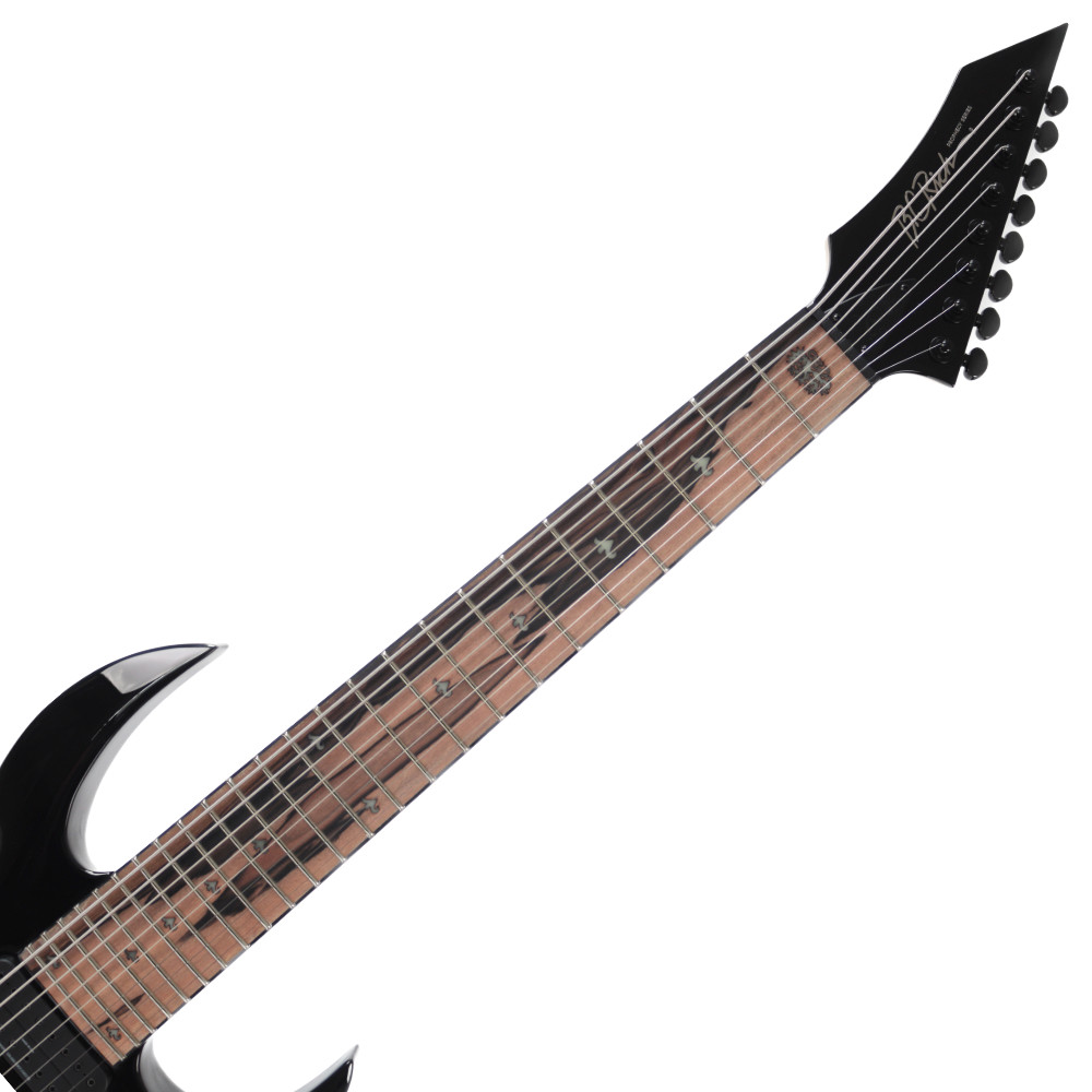 【訳あり】B.C.Rich SHREDZILLA 8 PROPHECY ARCHTOP WITH EVERTUNE Gloss Black 8弦エレキギター アウトレット ネック