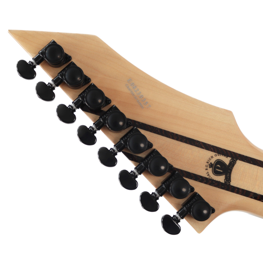 【訳あり】B.C.Rich SHREDZILLA 8 PROPHECY ARCHTOP WITH EVERTUNE Gloss Black 8弦エレキギター アウトレット ヘッド裏画像