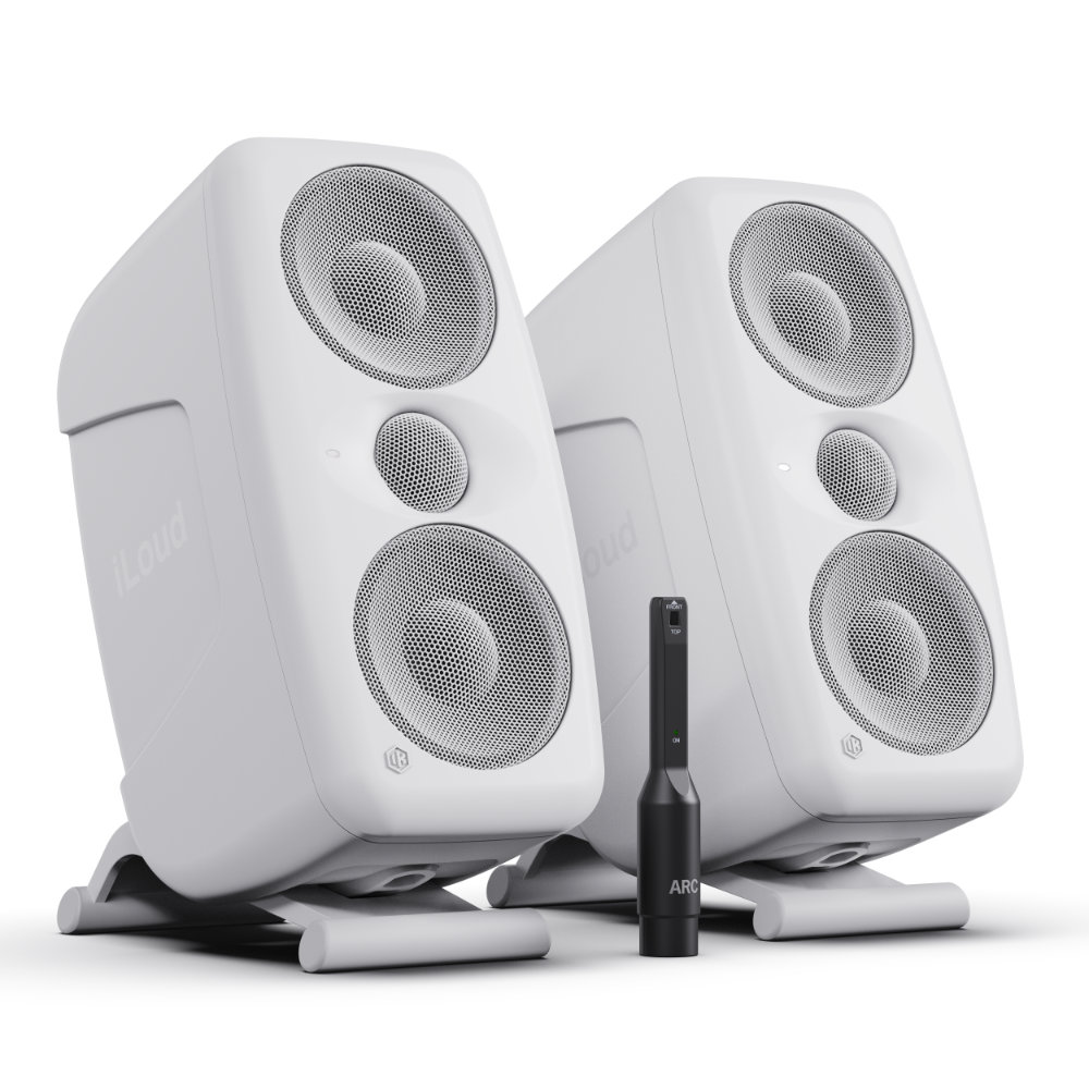 IK Multimedia アイケーマルチメディア iLoud MTM MKII White Special Edition モニタースピーカー 1ペア +ARC MEMS 測定マイクセット