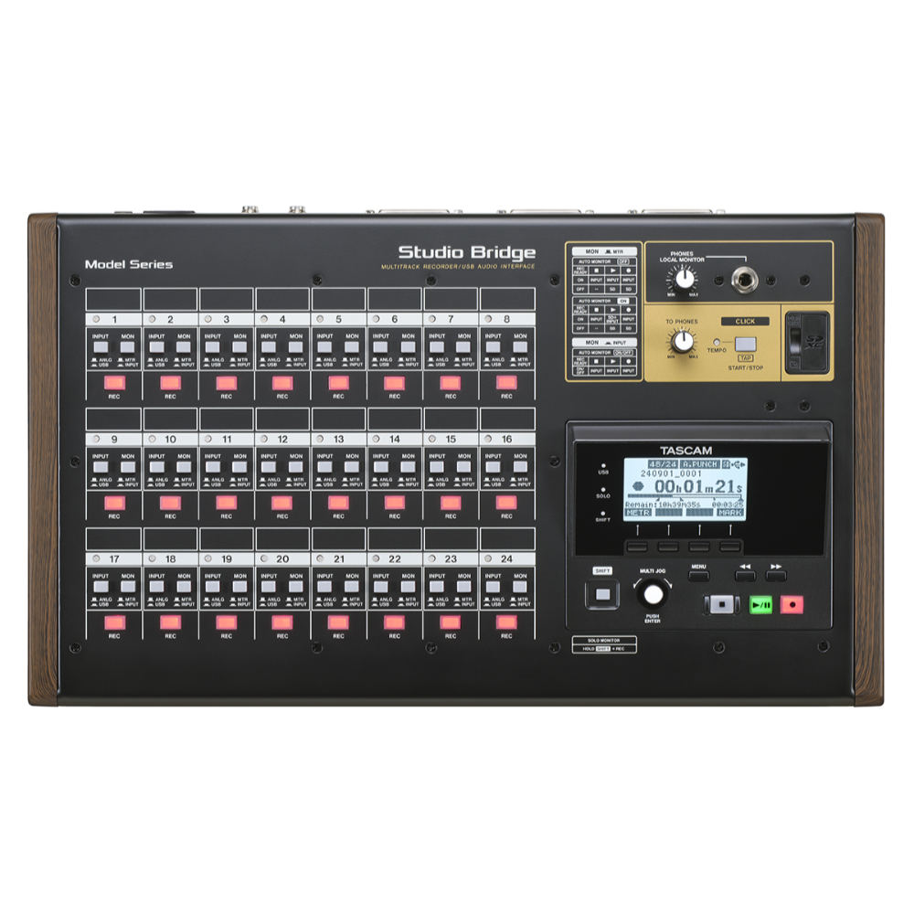 TASCAM タスカム Studio Bridge 24入出力オーディオインターフェース＆マルチトラックレコーダー