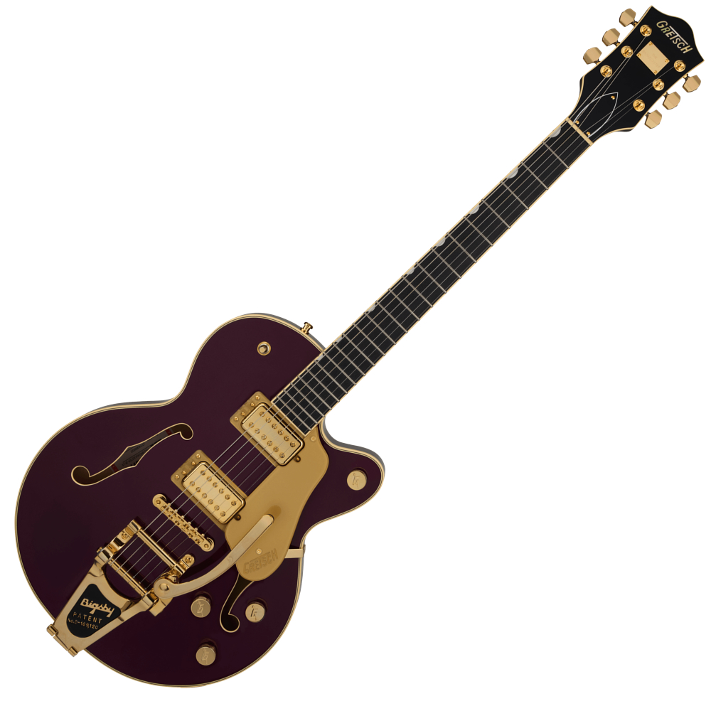 GRETSCH グレッチ Broadkaster Jr. LX Center Block with String-Thru Bigsby and Gold Hardware Ebony Fingerboard Blackberry JP エレキギター