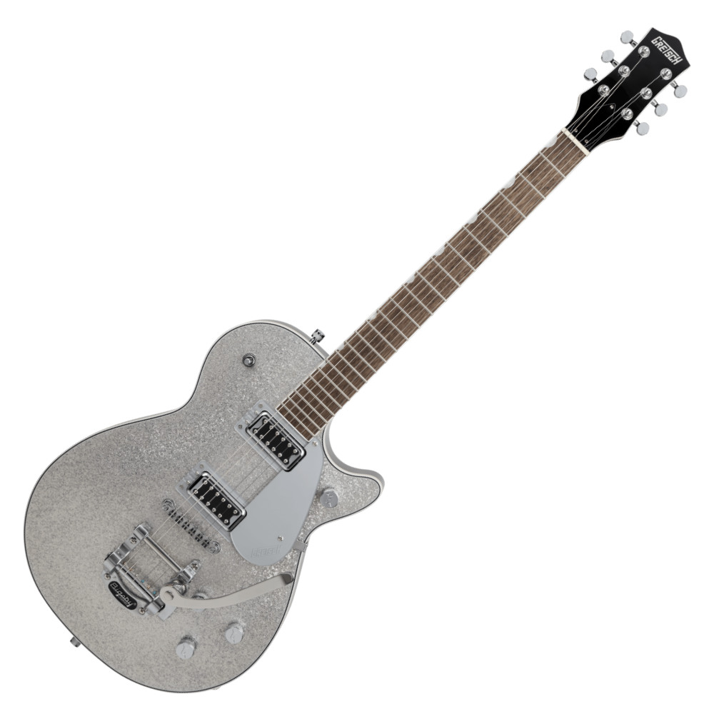 GRETSCH グレッチ G5230T Electromatic Sparkle Jet FT Single-Cut with Bigsby Silver Sparkle エレキギター