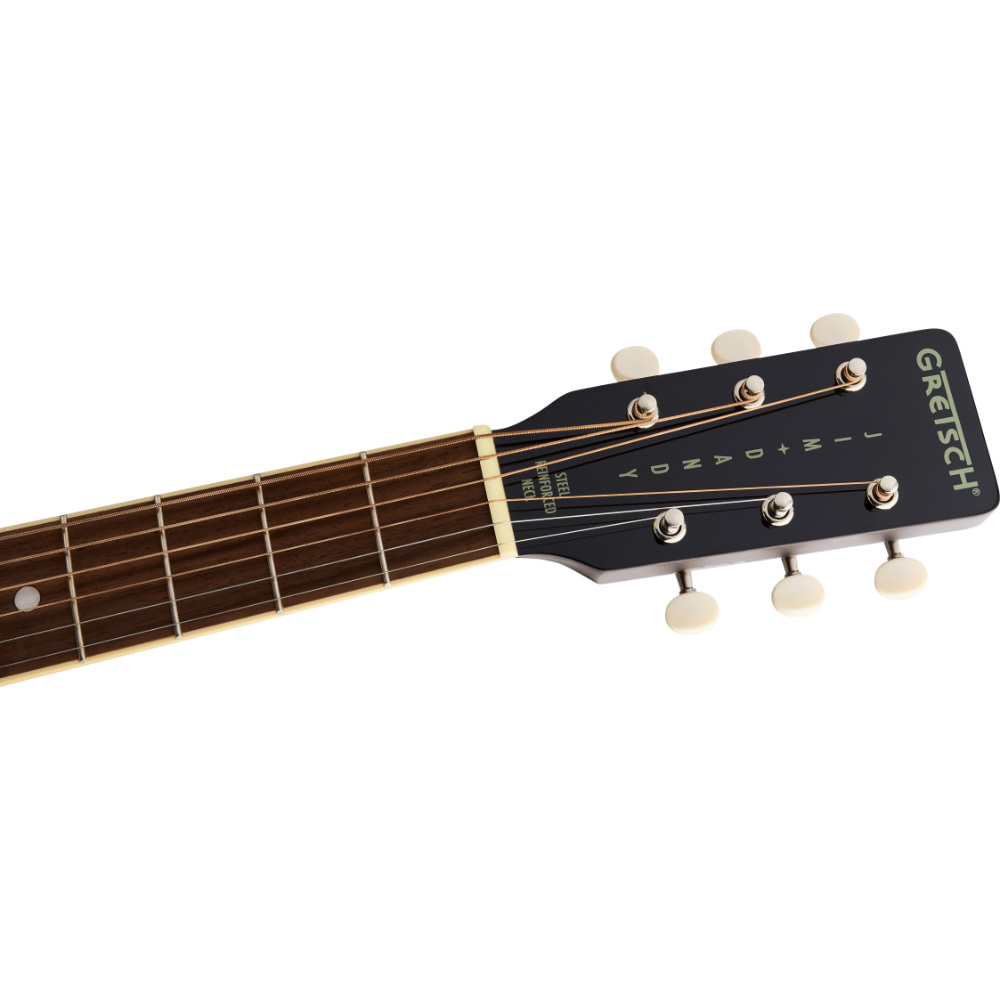 GRETSCH グレッチ Jim Dandy Concert LTD Solid Top Heritage Burst アコースティックギター ヘッド画像