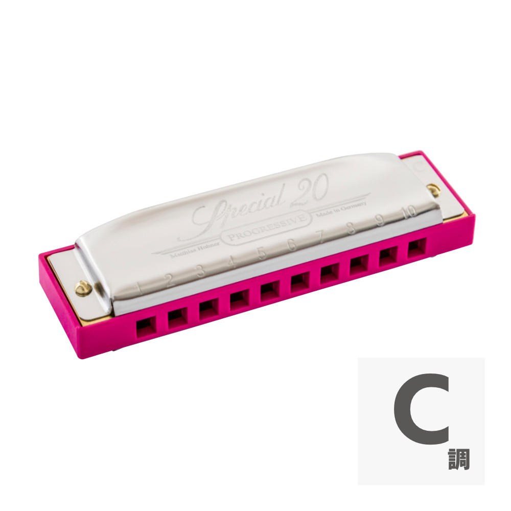 HOHNER ホーナー SPECIAL20 C PINK C調 10穴ハーモニカ ブルースハープ