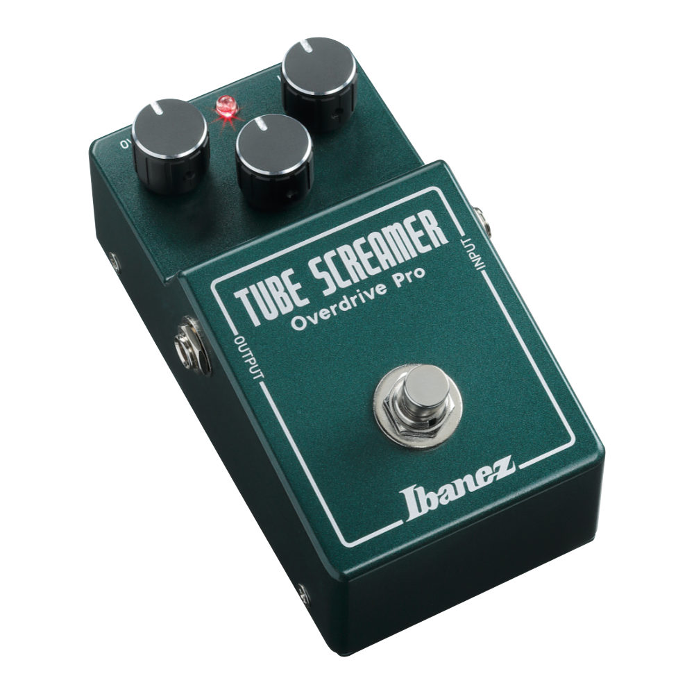 IBANEZ アイバニーズ TS808HWV2 Hand-wired TUBE SCREAMER オーバードライブ ギターエフェクター 左斜めアングル画像