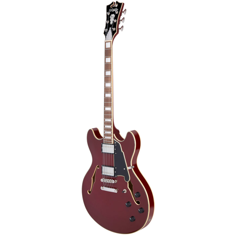 D’Angelico ディアンジェリコ Premier DC Burnt Red エレキギター セミアコ サイド