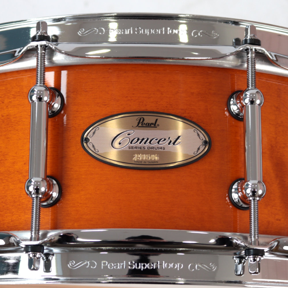 Pearl パール CRPL1450S/C-TW ＃114 Concert 6-Ply Maple コンサートスネアドラム ケース付き エンブレム