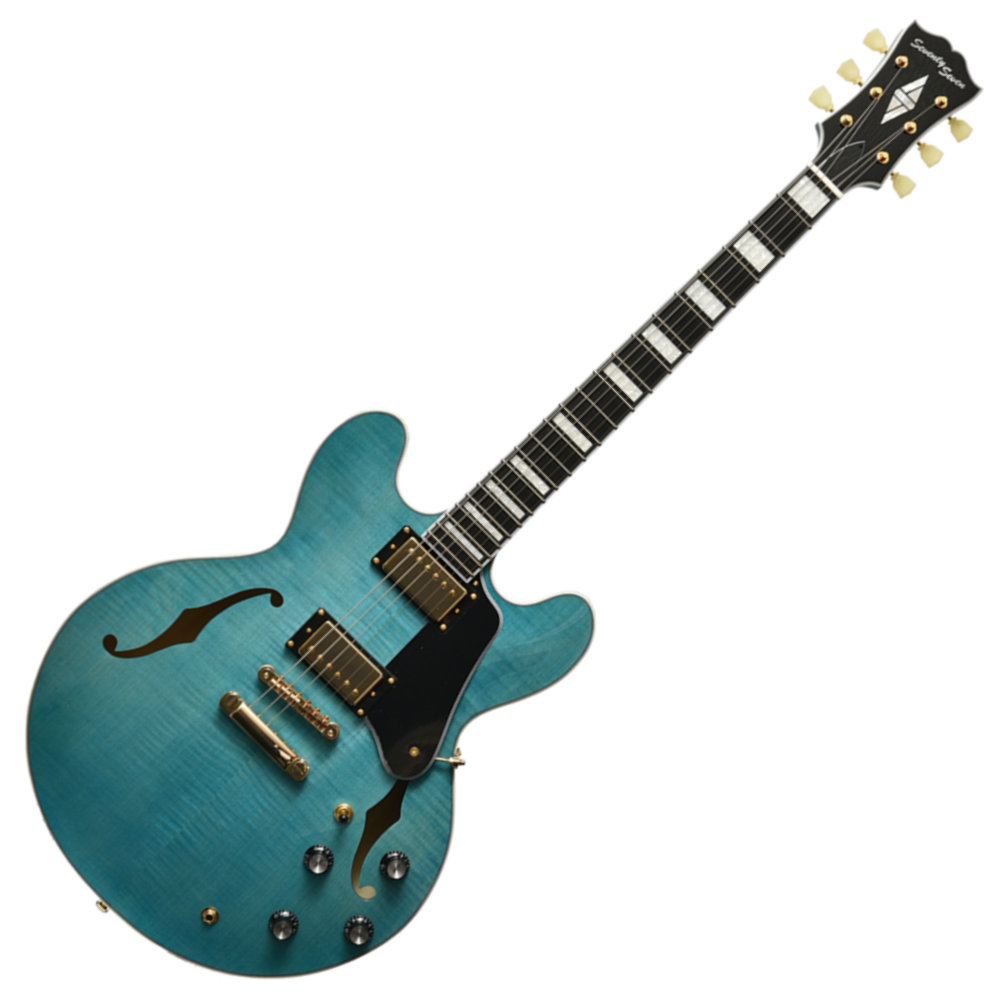 SeventySeven Guitars セブンティセブンギターズ EXRUBATO-CTM-JT AMB セミアコースティックギター エレキギター セミアコ 77