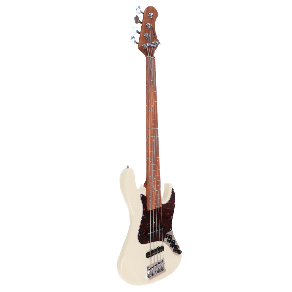 Sadowsky サドウスキー MetroExpress MX21 VJ5 Morado Fingerboard Olympic White 5弦エレキベース 本体画像 斜め 