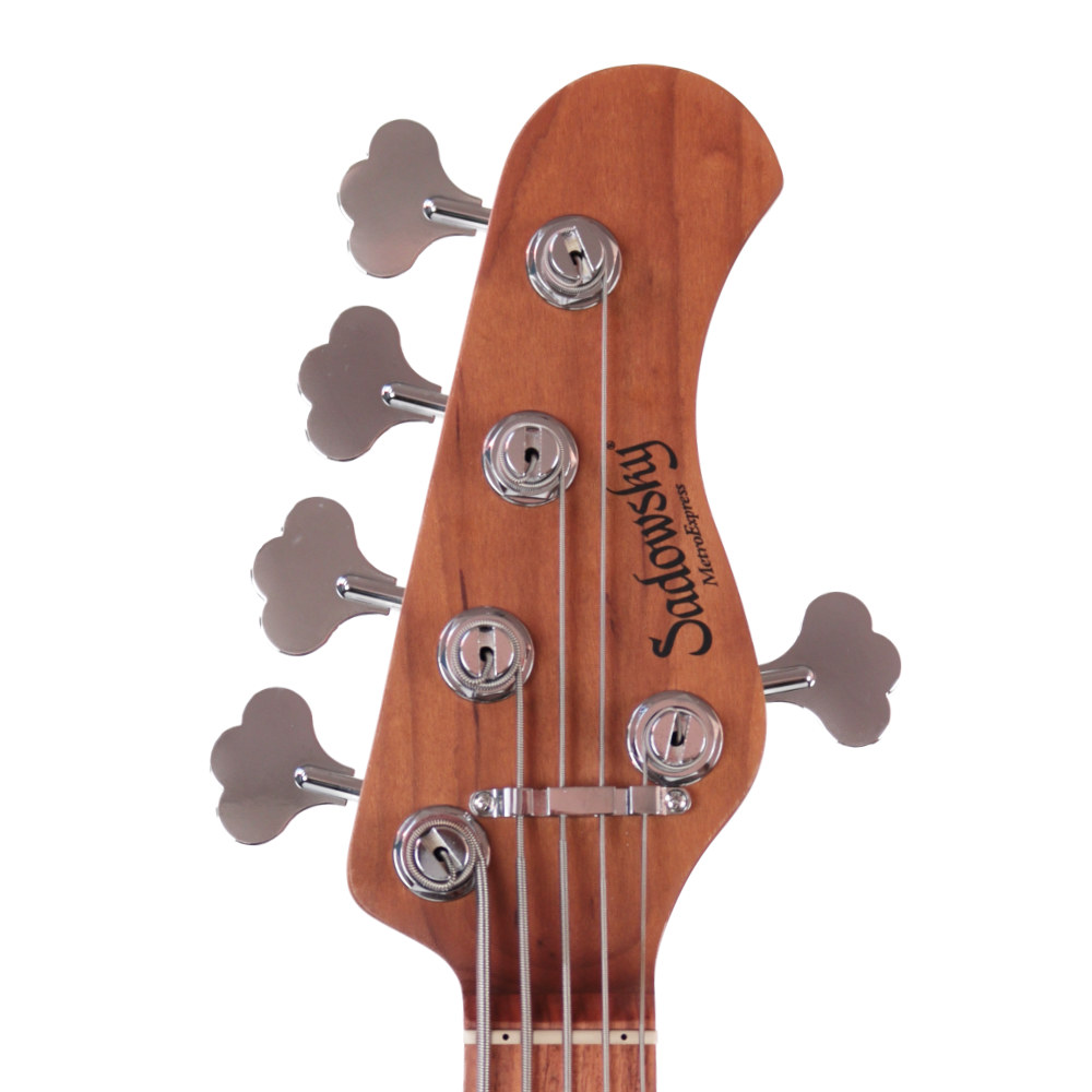 Sadowsky サドウスキー MetroExpress MX21 VJ5 Morado Fingerboard Olympic White 5弦エレキベース ヘッド画像
