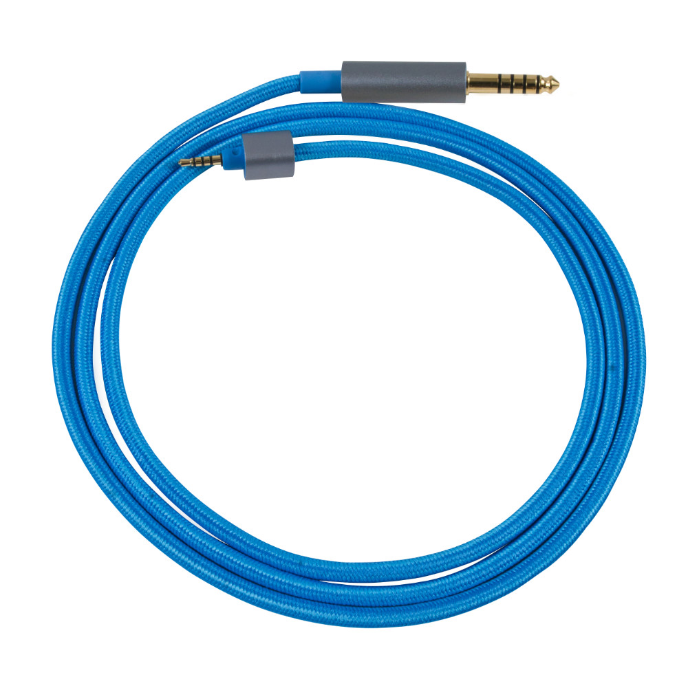 DEKONI AUDIO デコニオーディオ Ensemble Cables HP-Split 4.4mm-52” ブルー CBZ-HP-52-CL-4.4 モジュラーヘッドフォンケーブル