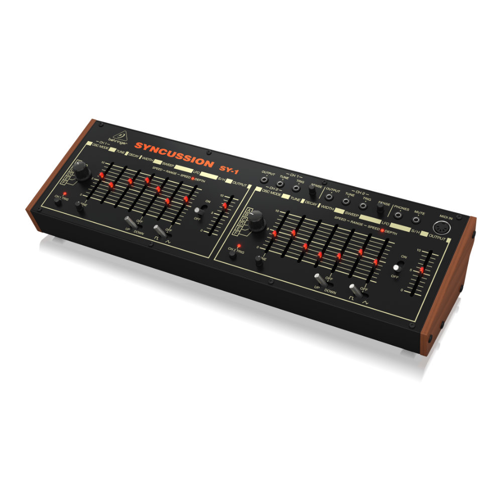 シンセサイザー パーカッションシンセ BEHRINGER SYNCUSSION SY-1 ベリンガー シンカッション 右サイド