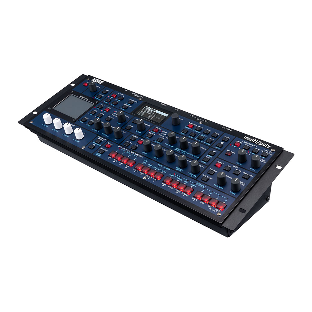 シンセサイザー音源 コルグ KORG MULTIPOLY-M multi/poly module マルチポリモジュール 全体