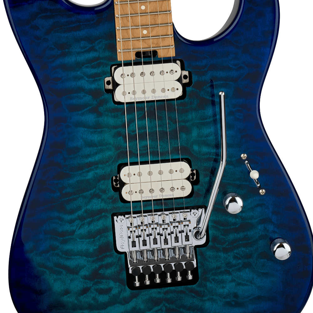 Charvel シャーベル Pro-Mod Plus San Dimas Style 1 HH FR CM Chlorine Burst エレキギター ボディ画像