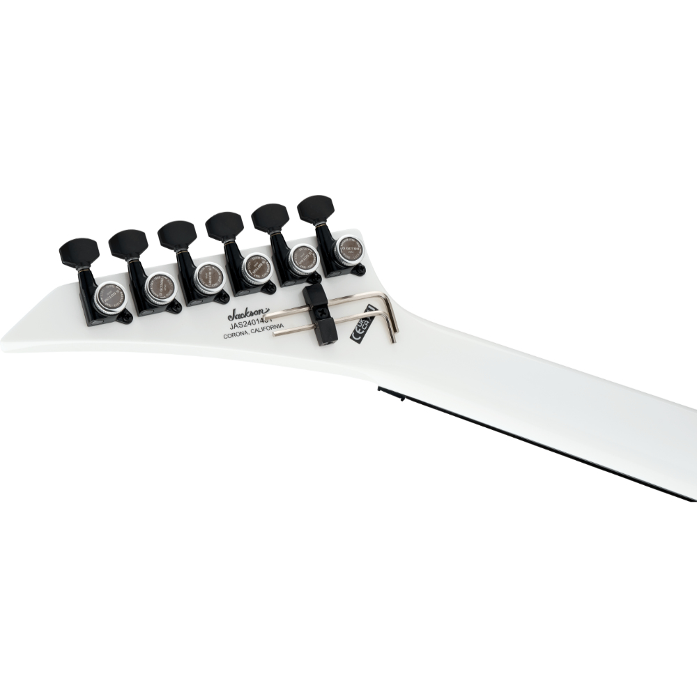 Jackson ジャクソン American Series Soloist SL2 DX Snow White エレキギター ヘッドバック画像