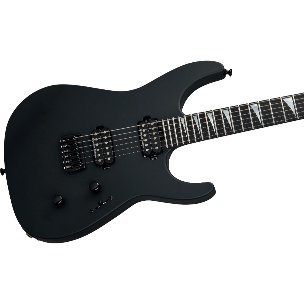 Jackson ジャクソン American Series Soloist SL2 DX HT Satin Black エレキギター ボディ斜めアングル画像