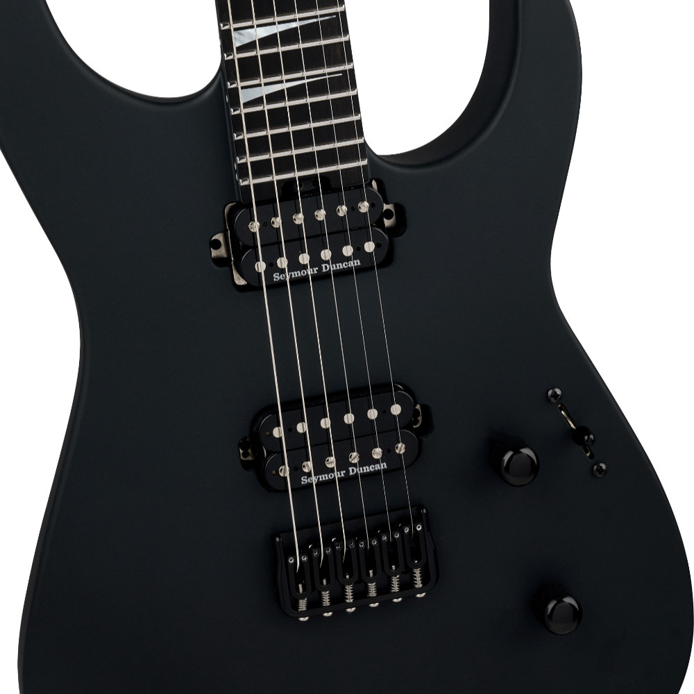Jackson ジャクソン American Series Soloist SL2 DX HT Satin Black エレキギター ボディ画像