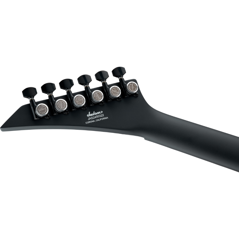 Jackson ジャクソン American Series Soloist SL2 DX HT Satin Black エレキギター ヘッドバック画像