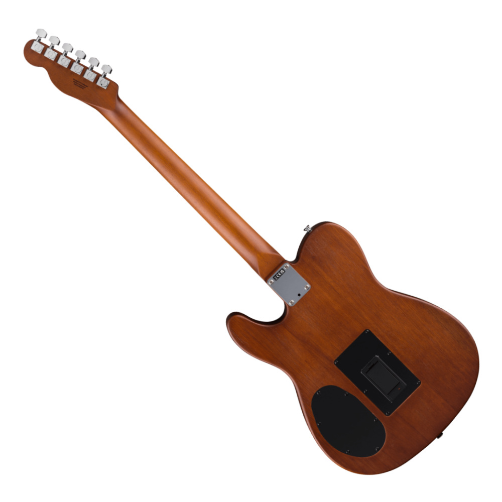 Fender フェンダー Acoustasonic Standard Telecaster Honey Burst エレクトリックアコースティックギター バック画像
