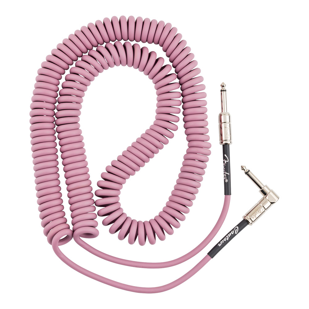 Fender フェンダー Contour 30ft（約9m） Coiled Cable Burgundy Mist カールコード ギターケーブル