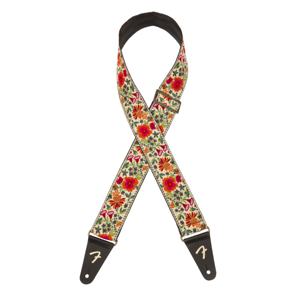 Fender フェンダー Mosaic Jacquard Strap Cream ギターストラップ