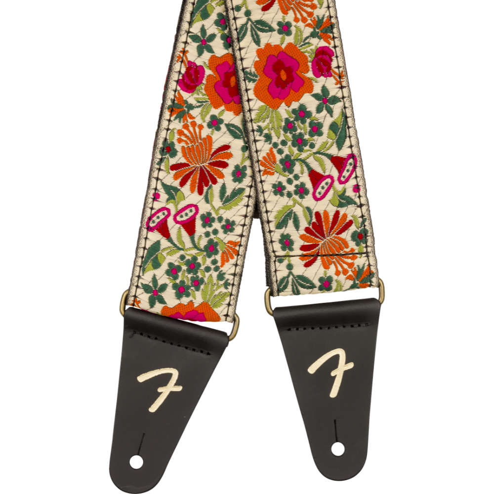 Fender フェンダー Mosaic Jacquard Strap Cream ギターストラップ アップ画像
