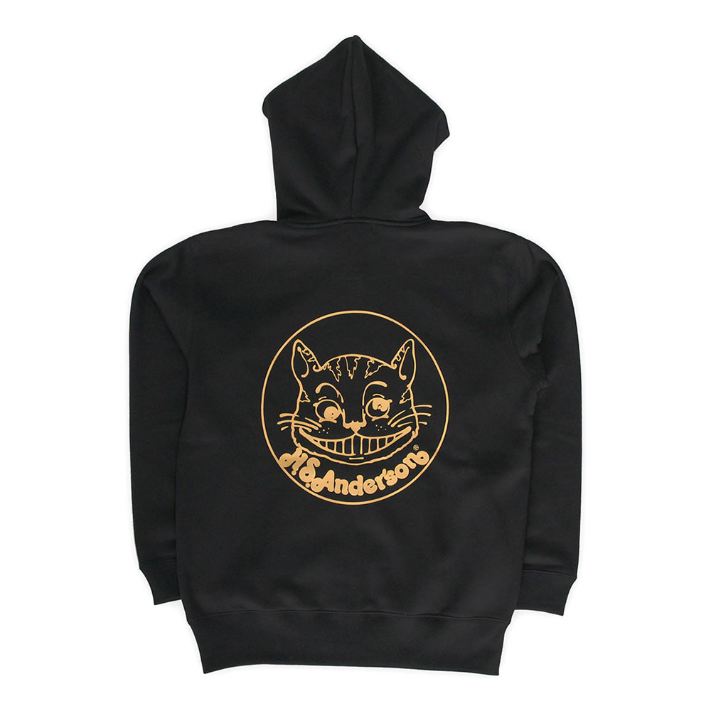 H.S.Anderson Mad Cat Zip Hoodie Lサイズ ジップアップパーカー フーディー 背面