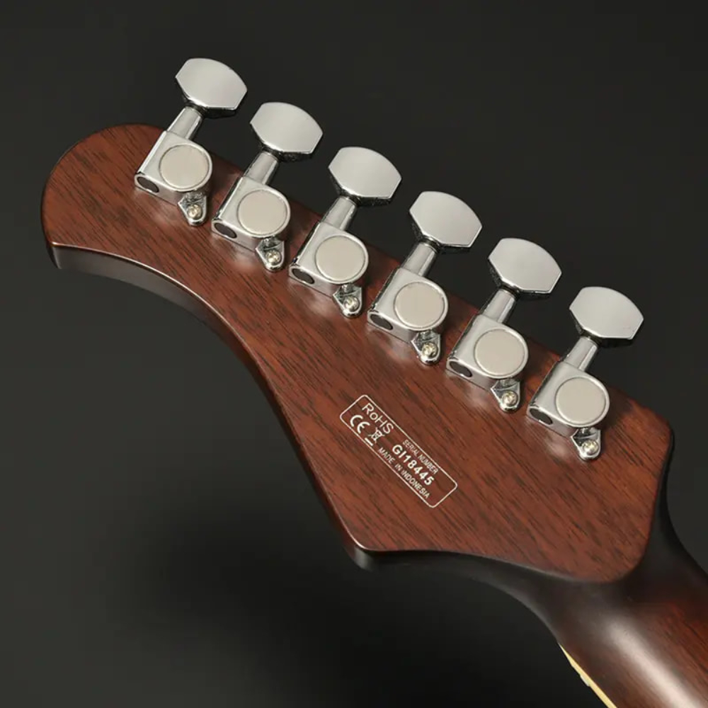 BACCHUS バッカス Global Series BARON-STD/S WH エレキギター ヘッド部裏