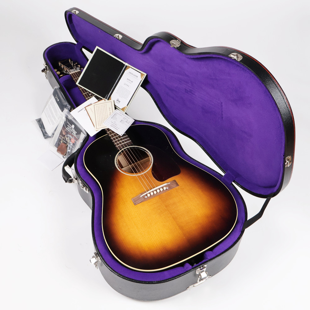 Gibson Custom Shop Murphy Lab 1942 Banner J-45 Vintage Sunburst Light Aged アコースティックギター ケース