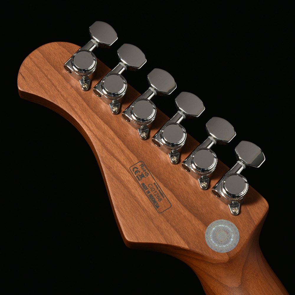 BACCHUS バッカス Japan Tune-up Series TACTICS24-QM RSM/M NAS エレキギター ヘッド部裏