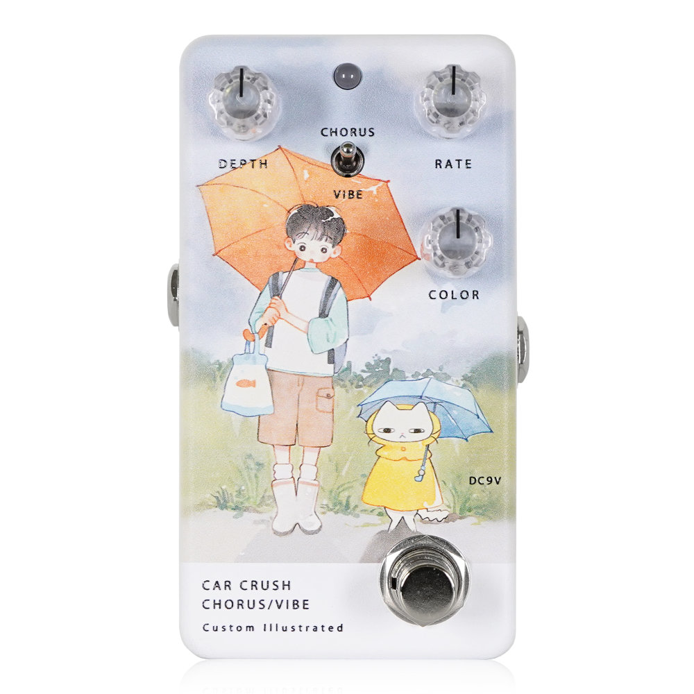 Animals Pedal アニマルズペダル Custom Illustrated CCV yung kai 02 meandstinki コーラス トレモロ/ヴィブラート ギターエフェクター