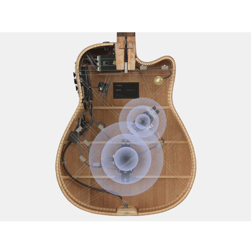 ヤマハ YAMAHA TAG3C NT トランスアコースティックギター 第2世代 エレアコギター 内部画像