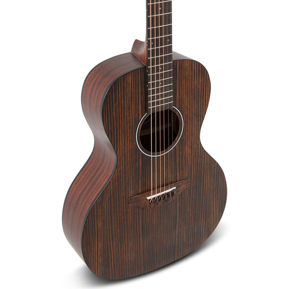 OVATION オベーション Applause AAP96-AN Acoustic Guitar Wood Classics OOO Vintage アコースティックギター ボディ左斜めアングル画像