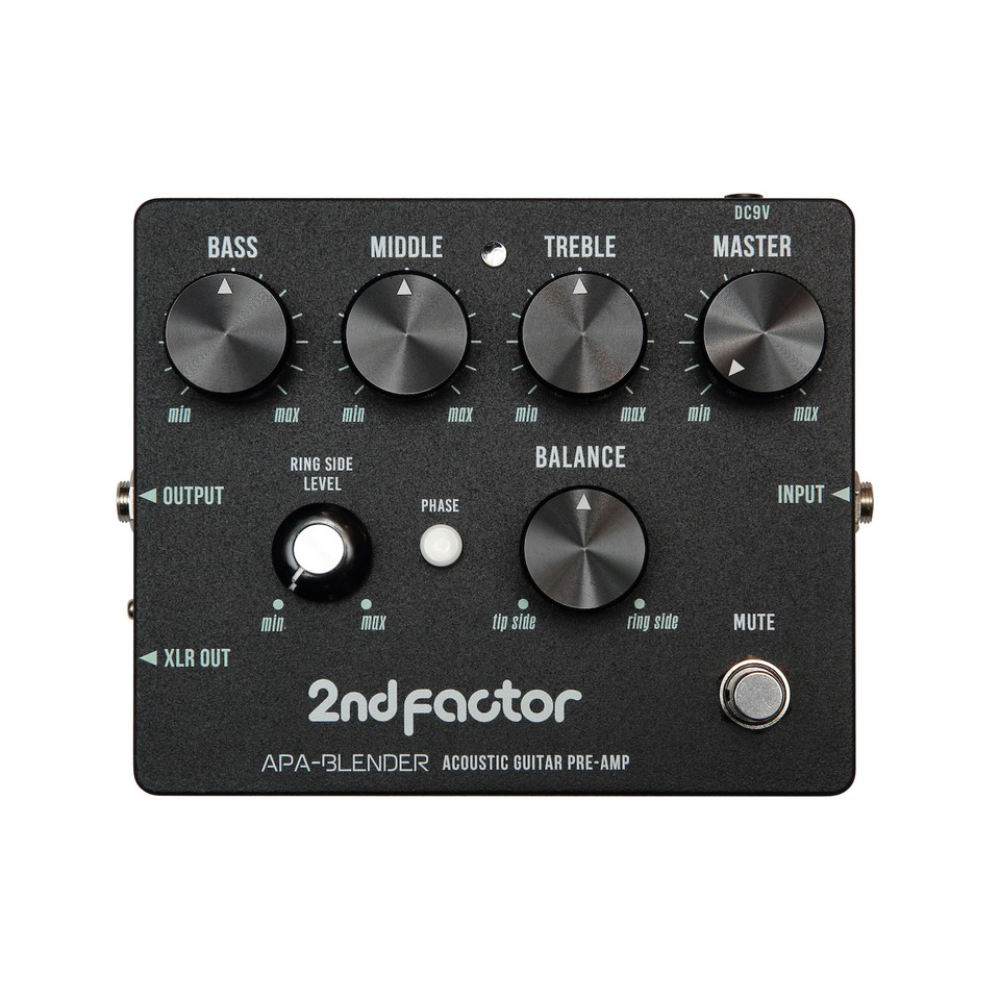 2nd Factor セカンドファクター APA-BLENDER Acoustic Guitar Pre-Amp アコースティックギター用プリアンプ ギターエフェクター