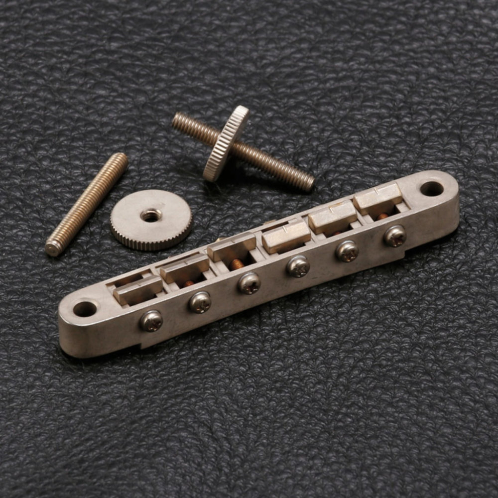 ゴトー GOTOH GE104B RELIC ギター用ブリッジ エイジドニッケル 全体