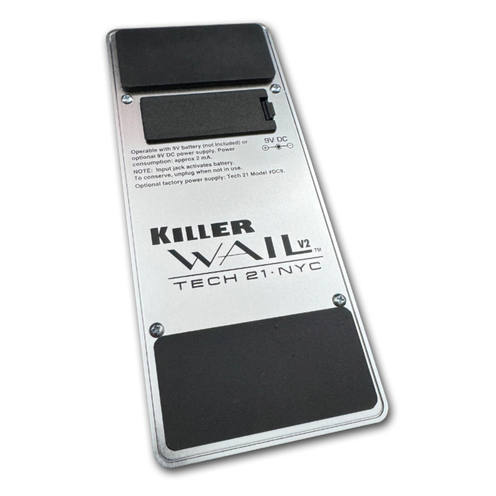 TECH21 テック21 KILLER WAIL V2 ワウペダル ギターエフェクター ボトム画像