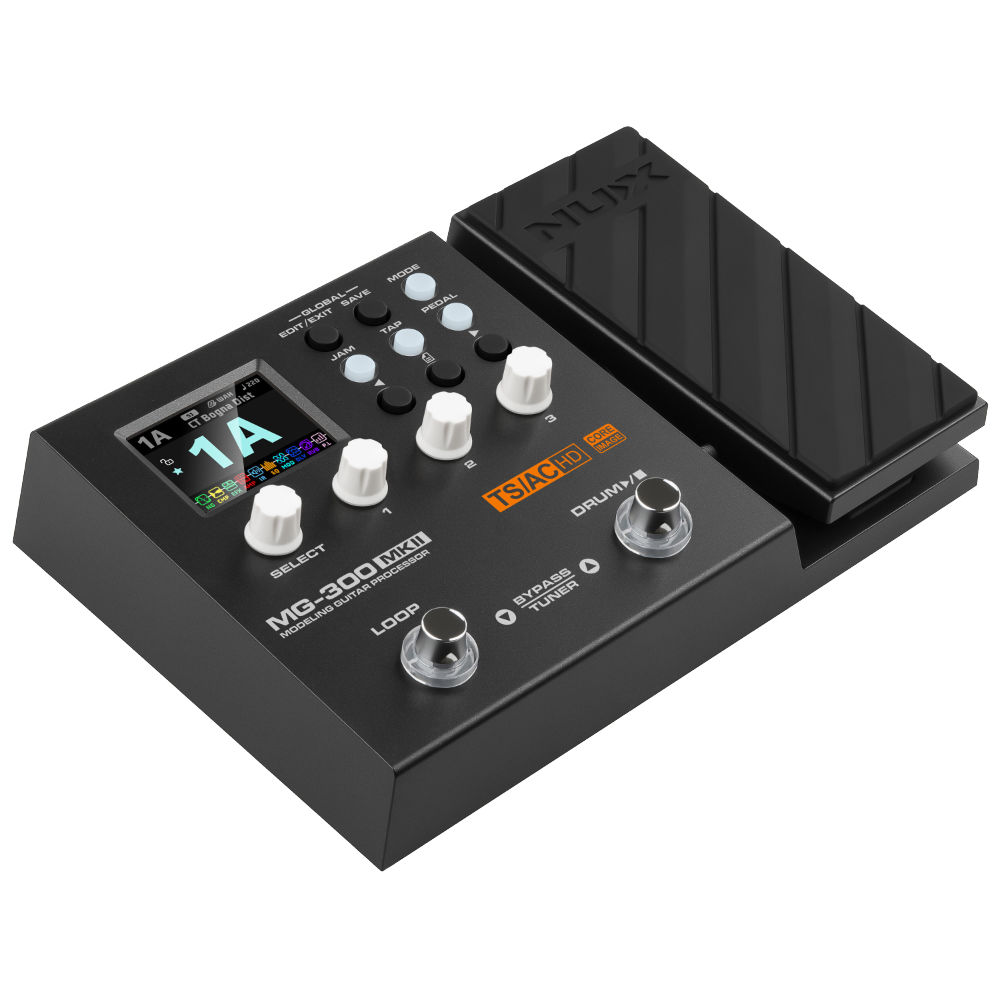 NUX ニューエックス MG-300 MKII アンプモデラー マルチエフェクター ギターエフェクター 左サイド