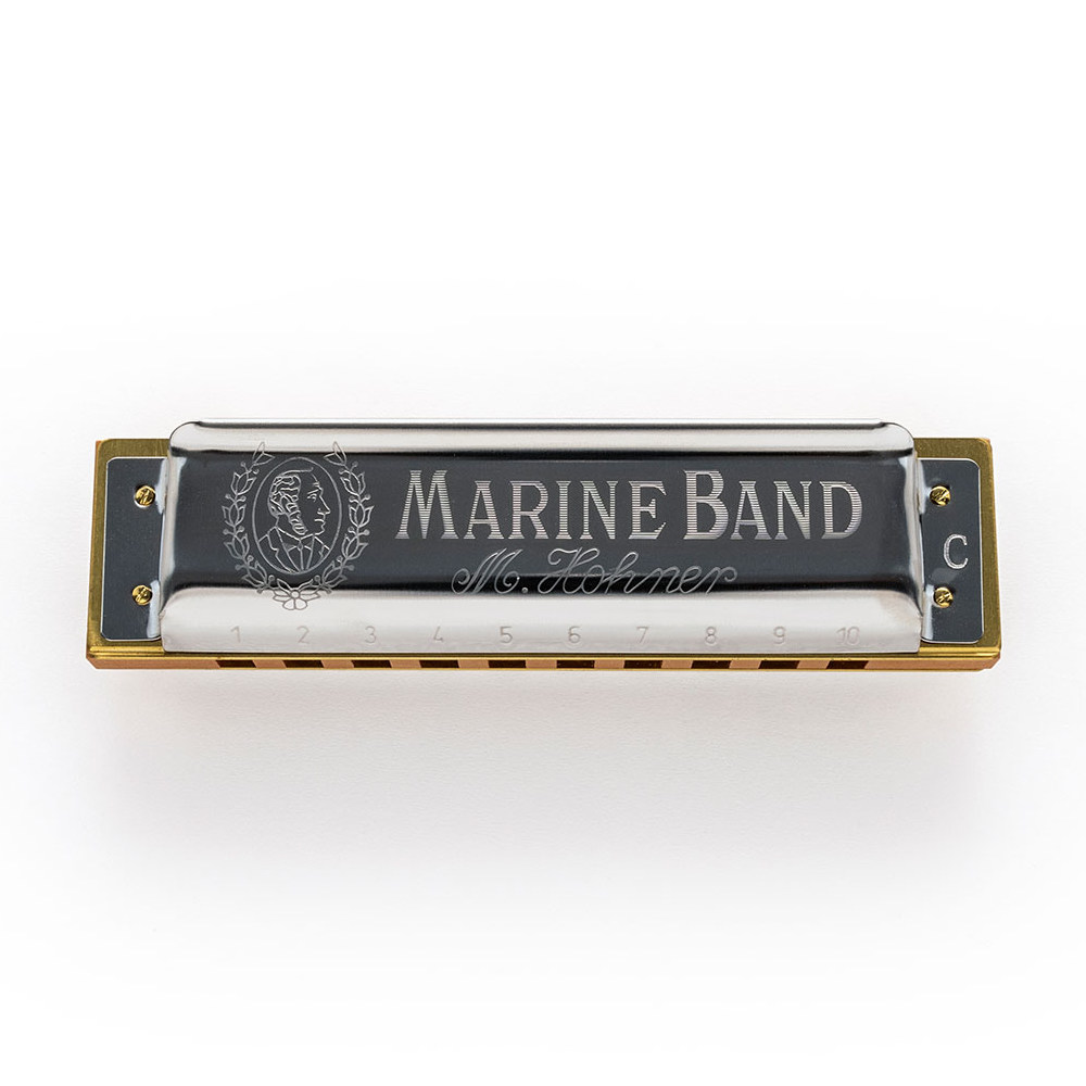HOHNER ホーナー Marine Band 1896/20P D♭ 10ホールハーモニカ ブルースハープ トップ画像